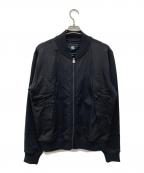 G-STAR RAWジースターロゥ）の古着「Woven Mix Relaxed Sweater」｜ブラック