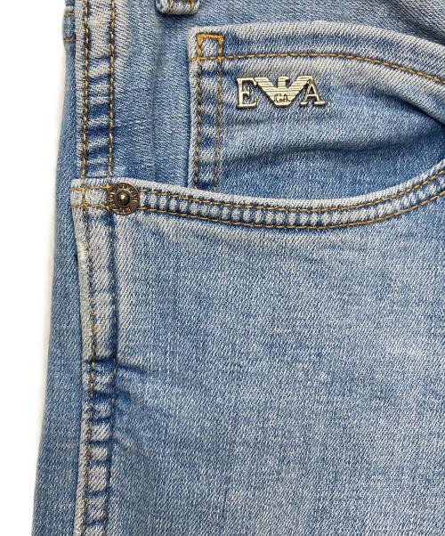 EMPORIO ARMANI（エンポリオ アルマーニ）EMPORIO ARMANI (エンポリオ アルマーニ) スイムフィットデニムパンツ/EM000766 AF18665 ブルー サイズ:83.5cm (W33) 未使用品の古着・服飾アイテム