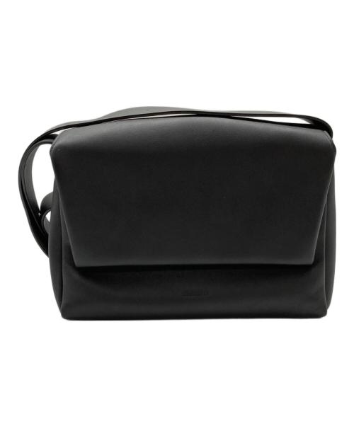 JIL SANDER（ジルサンダー）JIL SANDER (ジルサンダー) FOLDED MESSANGER SM ブラックの古着・服飾アイテム