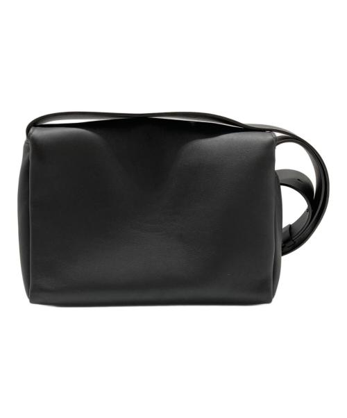 JIL SANDER（ジルサンダー）JIL SANDER (ジルサンダー) FOLDED MESSANGER SM ブラックの古着・服飾アイテム