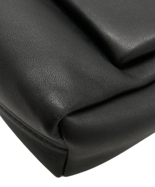 JIL SANDER（ジルサンダー）JIL SANDER (ジルサンダー) FOLDED MESSANGER SM ブラックの古着・服飾アイテム