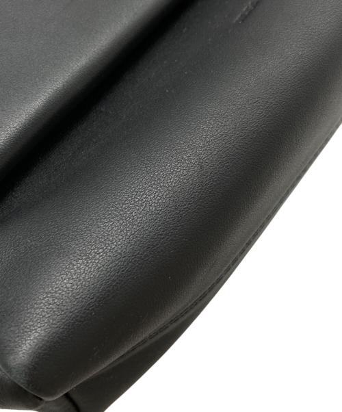 JIL SANDER（ジルサンダー）JIL SANDER (ジルサンダー) FOLDED MESSANGER SM ブラックの古着・服飾アイテム