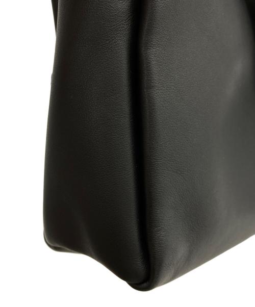 JIL SANDER（ジルサンダー）JIL SANDER (ジルサンダー) FOLDED MESSANGER SM ブラックの古着・服飾アイテム