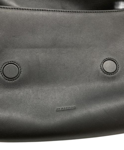 JIL SANDER（ジルサンダー）JIL SANDER (ジルサンダー) FOLDED MESSANGER SM ブラックの古着・服飾アイテム