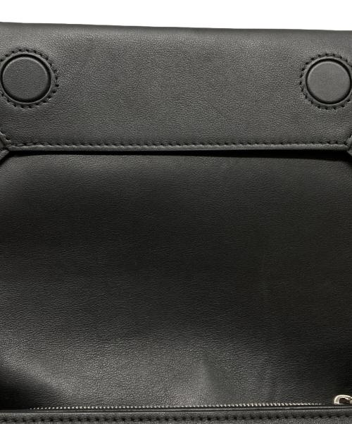 JIL SANDER（ジルサンダー）JIL SANDER (ジルサンダー) FOLDED MESSANGER SM ブラックの古着・服飾アイテム