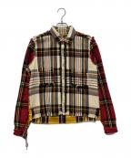 Mastermind JAPANマスターマインド ジャパン）の古着「リバーシブルシャツジャケット/MN-SH4-80」｜レッド×イエロー