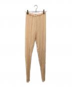 ISSEY MIYAKEイッセイミヤケ）の古着「KARAMI PANTS/IM41FF522」｜ベージュ