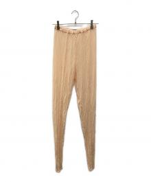 ISSEY MIYAKE（イッセイミヤケ）の古着「KARAMI PANTS/IM41FF522」｜ベージュ