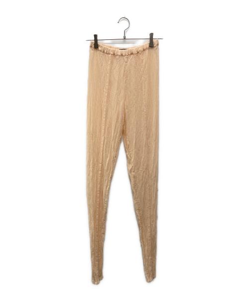 ISSEY MIYAKE（イッセイミヤケ）ISSEY MIYAKE (イッセイミヤケ) KARAMI PANTS/IM41FF522 ベージュ サイズ:Ｍの古着・服飾アイテム