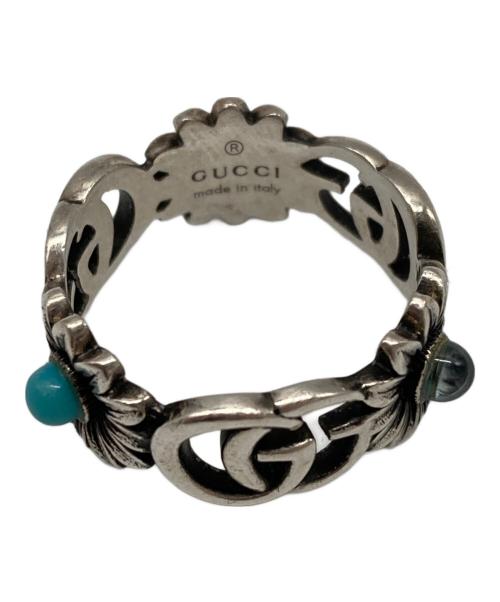GUCCI（グッチ）GUCCI (グッチ) マザーオブパールリング シルバー サイズ:13の古着・服飾アイテム