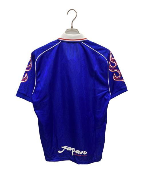 asics（アシックス）asics (アシックス) 98年フランスW杯 日本代表ホームユニフォーム/OA710G ブルー サイズ:Mの古着・服飾アイテム