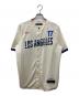 NIKE（ナイキ）の古着「Los Angeles Dodgers ベースボールシャツ」｜アイボリー