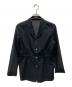 theory（セオリー）の古着「Lightweight Wool Cinched Waist Jacket」｜ブラック