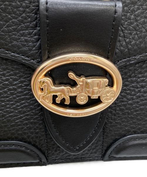 COACH（コーチ）COACH (コーチ) GEORGIE CROSSBODY WITH RIVETS/6925 ブラックの古着・服飾アイテム