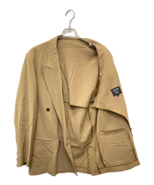 Jean Paul Gaultier homme（ジャンポールゴルチェオム）Jean Paul GAULTIER HOMME (ジャンポールゴルチェオム) ダブルジャケット ベージュ サイズ:Ｌの古着・服飾アイテム