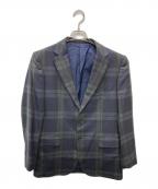 MACKINTOSH LONDONマッキントッシュ ロンドン）の古着「タータンチェックウールテーラードジャケット」｜ネイビー×グレー