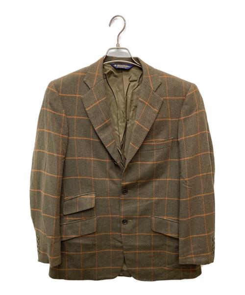 BROOKS BROTHERS（ブルックスブラザーズ）BROOKS BROTHERS (ブルックスブラザーズ) チェックジャケット カーキ サイズ:54の古着・服飾アイテム
