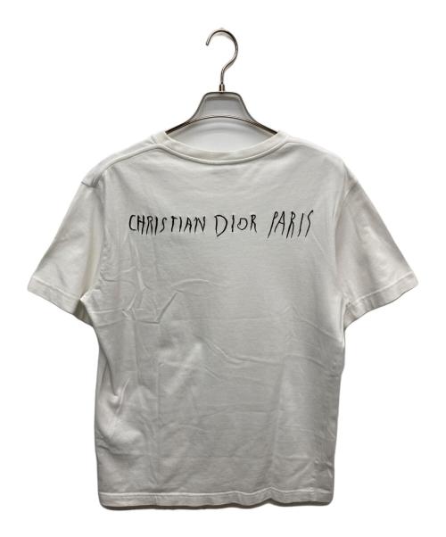 Dior（ディオール）DIOR (ディオール) ロゴ刺繍Tシャツ/943J602E0554 ホワイト サイズ:Ｌの古着・服飾アイテム