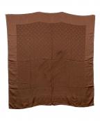 LOUIS VUITTONルイ ヴィトン）の古着「モノグラムシルクスカーフ」｜ブラウン