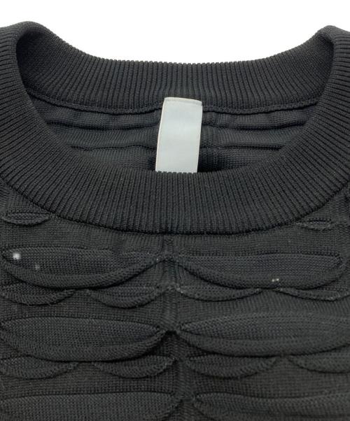 CFCL（シーエフシーエル）CFCL (シーエフシーエル) FACADE TOP ニット/CF002KN060 ブラック サイズ:ＸＬの古着・服飾アイテム