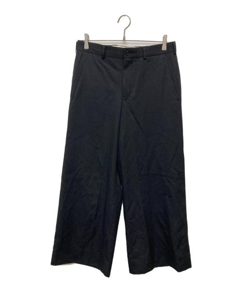 COMME des GARCONS HOMME PLUS（コムデギャルソンオムプリュス）COMME des GARCONS HOMME PLUS (コムデギャルソンオムプリュス) ウールギャバワイドスラックス/PR-P034 ブラック サイズ:Ｓの古着・服飾アイテム