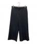COMME des GARCONS HOMME PLUS（コムデギャルソンオムプリュス）の古着「ウールギャバワイドスラックス/PR-P034」｜ブラック