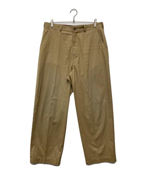COMME des GARCONS HOMME（コムデギャルソン オム）COMME des GARCONS HOMME (コムデギャルソン オム) コットンワイドパンツ/HF-P011 ベージュ サイズ:Ｍの古着・服飾アイテム