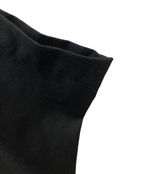 COMME des GARCONS HOMME（コムデギャルソン オム）COMME des GARCONS HOMME (コムデギャルソン オム) ウールサージタックスラックス/HB-P039 ブラック サイズ:Ｌの古着・服飾アイテム