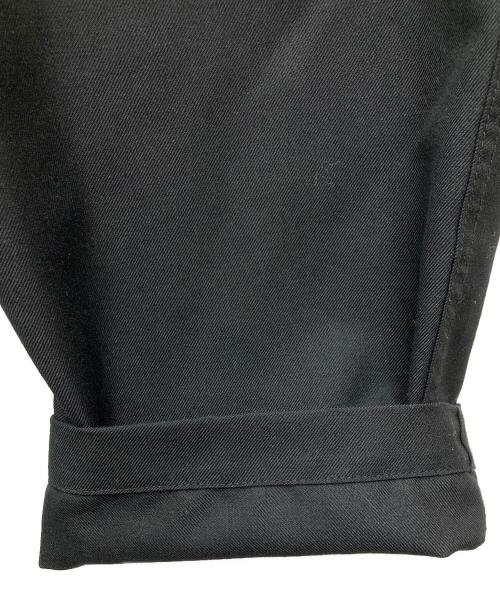 COMME des GARCONS HOMME（コムデギャルソン オム）COMME des GARCONS HOMME (コムデギャルソン オム) ウールサージタックスラックス/HB-P039 ブラック サイズ:Ｌの古着・服飾アイテム