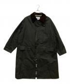 Barbour×MARKAWARE×EDIFICEバブアー×マーカウェア×エディフィス）の古着「別注BURGHLEY/オイルドコート/222MCAS024」｜カーキ