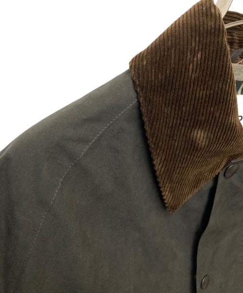 Barbour（バブアー）Barbour (バブアー) MARKAWARE (マーカウェア) EDIFICE (エディフィス) 別注BURGHLEY/オイルドコート/222MCAS024 カーキ サイズ:３の古着・服飾アイテム