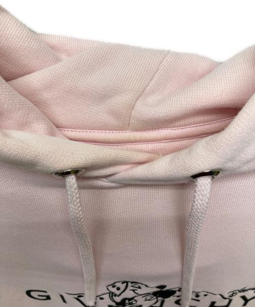 GIVENCHY（ジバンシィ）GIVENCHY (ジバンシィ) 101 Dog Logo Sweatshirt Hoodie/BWJ01C3ZAS ピンク サイズ:Ｌの古着・服飾アイテム