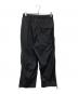 ATON (エイトン) HAND DYED NYLON | UTILITY PANTS/PR.AG.GW.0204 ブラック サイズ:04：20000円