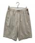 ATON（エイトン）の古着「TRAVEL NYLON WIDE EASY SHORTS/PR.AG.GM.0200」｜ベージュ