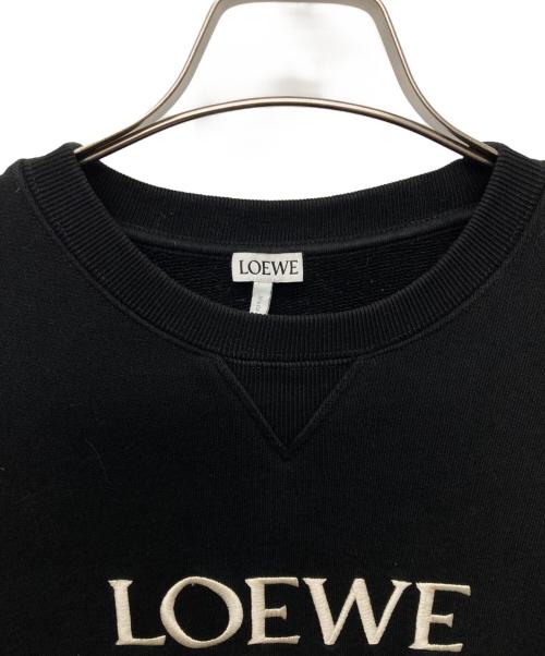 LOEWE（ロエベ）LOEWE (ロエベ) アナグラム エンブロイダリー スウェット/H526Y24J07 ブラック サイズ:Ｓの古着・服飾アイテム