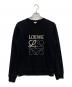 LOEWE（ロエベ）の古着「アナグラム エンブロイダリー スウェット/H526Y24J07」｜ブラック