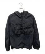 C.P COMPANYシーピーカンパニー）の古着「Flatt Nylon/ガーメントダイジャケット/12CMOS106A 005991M」｜ブラック