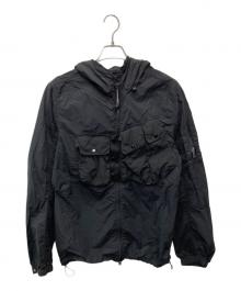 C.P COMPANY（シーピーカンパニー）の古着「Flatt Nylon/ガーメントダイジャケット/12CMOS106A 005991M」｜ブラック