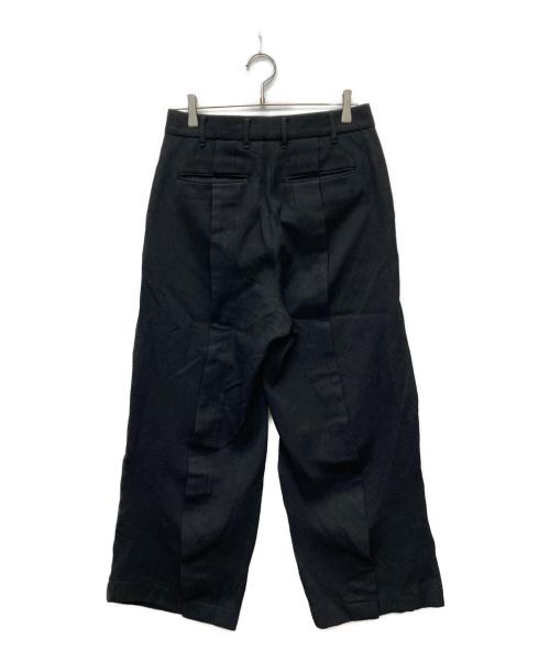 ANDERSSON BELL（アンダーソンベル）ANDERSSON BELL (アンダーソンベル) CAMTTON TWILL WOOL TROUSERS ブラック サイズ:44の古着・服飾アイテム