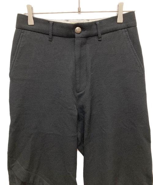 ANDERSSON BELL（アンダーソンベル）ANDERSSON BELL (アンダーソンベル) CAMTTON TWILL WOOL TROUSERS ブラック サイズ:44の古着・服飾アイテム