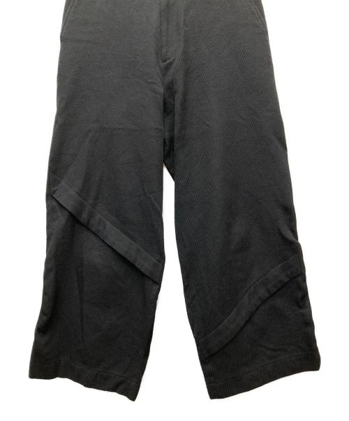 ANDERSSON BELL（アンダーソンベル）ANDERSSON BELL (アンダーソンベル) CAMTTON TWILL WOOL TROUSERS ブラック サイズ:44の古着・服飾アイテム