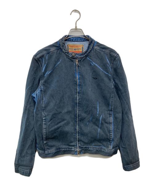 DIESEL（ディーゼル）DIESEL (ディーゼル) JP-D-GLORY  デニムジャケット/09K45 ブルー サイズ:Ｌの古着・服飾アイテム