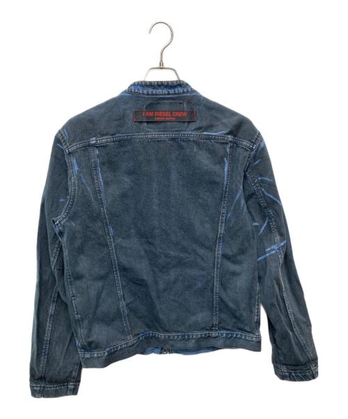 DIESEL（ディーゼル）DIESEL (ディーゼル) JP-D-GLORY  デニムジャケット/09K45 ブルー サイズ:Ｌの古着・服飾アイテム