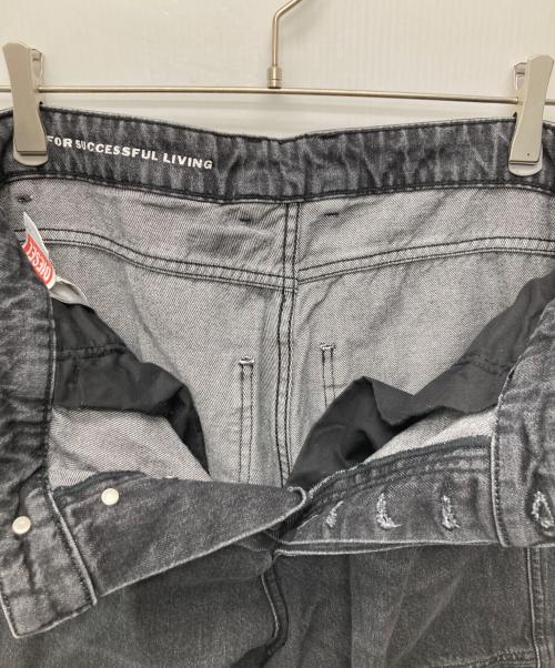 DIESEL（ディーゼル）DIESEL (ディーゼル) D-SIRE-CARGO-S デニムパンツ/A11871 ブラック サイズ:Ｗ25の古着・服飾アイテム