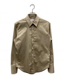 Salvatore Ferragamo（サルヴァトーレ フェラガモ）の古着「比翼シャツ/14 2347/3838-151/0761115」｜ベージュ