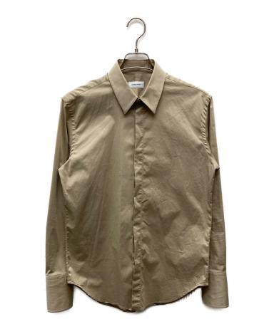 サルヴァトーレフェラガモ　シャツワンピース　イタリア製　ベージュ　サイズ３８ 中古・古着通販】Salvatore Ferragamo (サルヴァトーレ フェラガモ