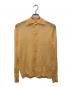 AURALEE（オーラリー）の古着「KID MOHAIR SHEER KNIT SHIRT CARDIGAN」｜オレンジ
