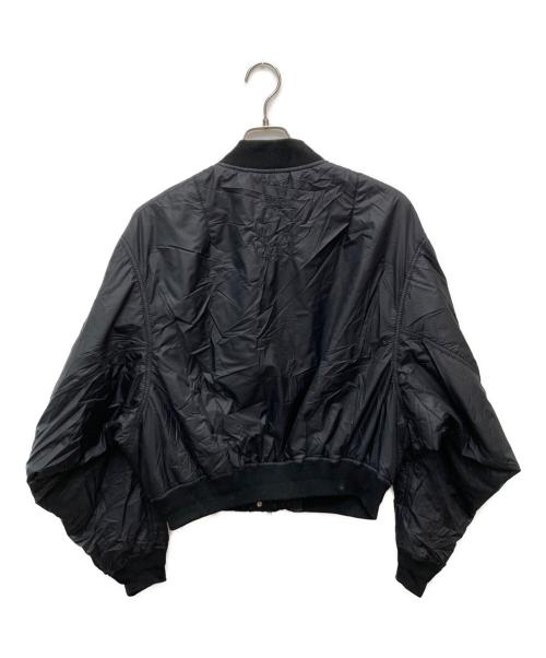 beautiful people（ビューティフルピープル）beautiful people (ビューティフルピープル) nylon ripstop fan shape MA-1 blouson ブラック サイズ:38の古着・服飾アイテム
