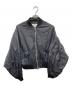 beautiful people（ビューティフルピープル）の古着「nylon ripstop fan shape MA-1 blouson」｜ブラック