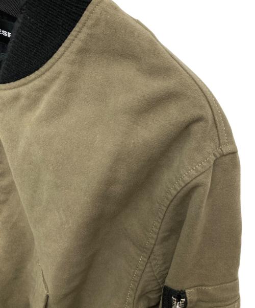 DIESEL（ディーゼル）DIESEL (ディーゼル) Zip Design Crop Blouson カーキ サイズ:Ｓの古着・服飾アイテム